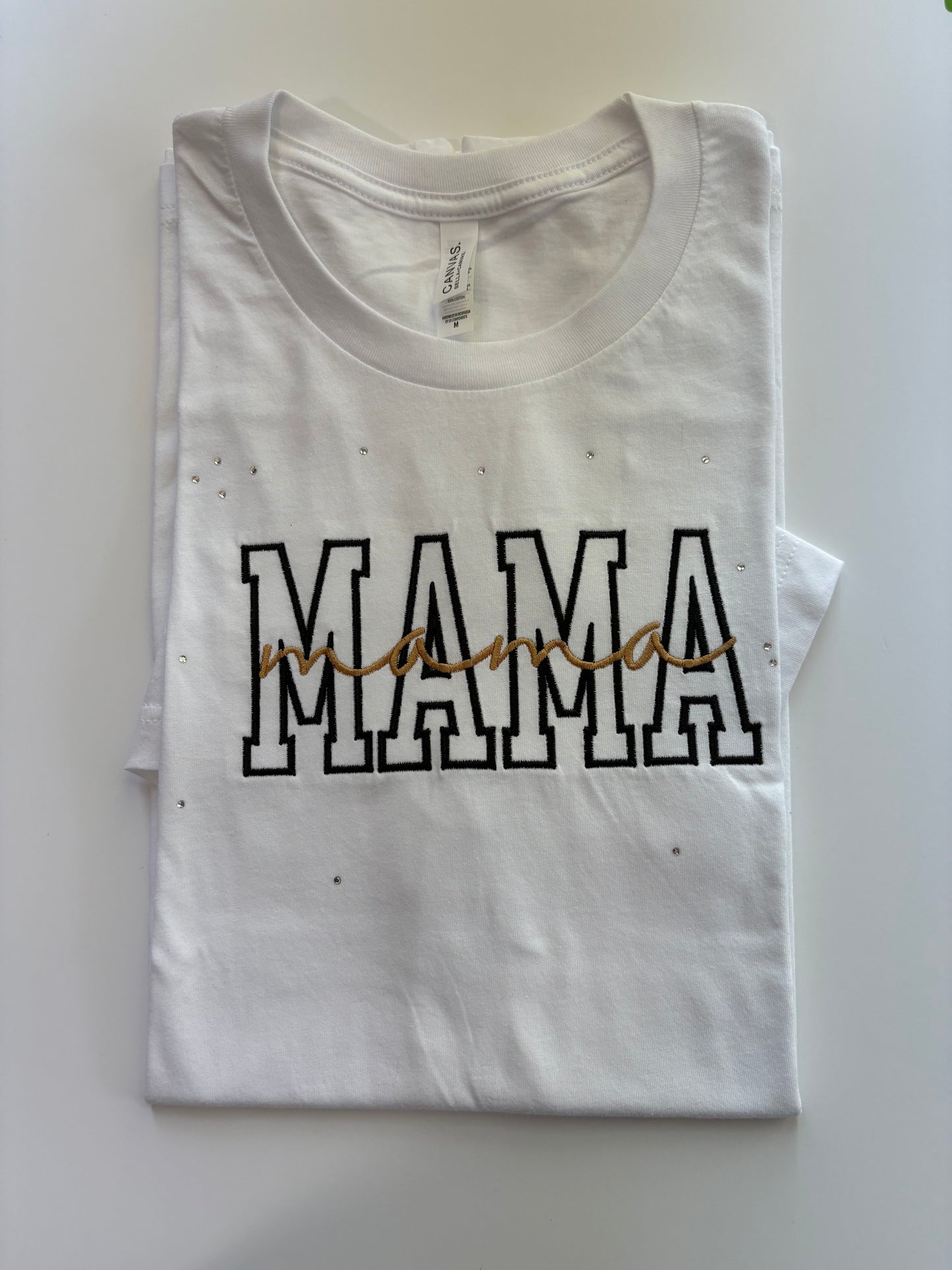 Classic Mama Embroidered Tee